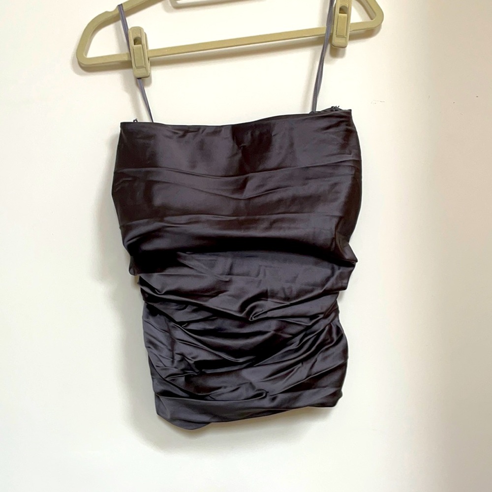 Luxe silk Ralph Lauren bustier small